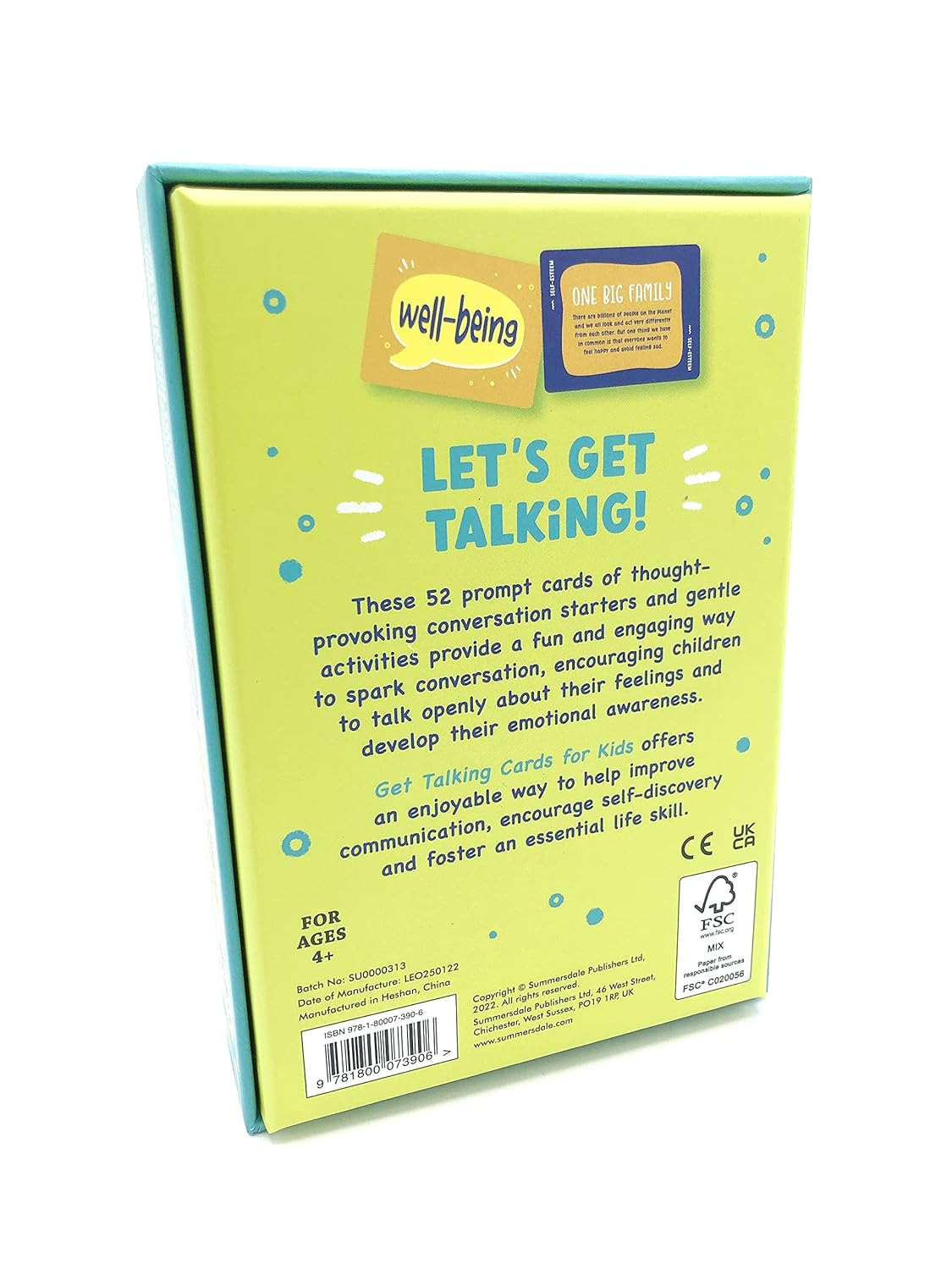 Get Talking Cards for Kids: 52 Conversation Starters and Activities to Help Your Child Understand Themselves and Express Their Feelings