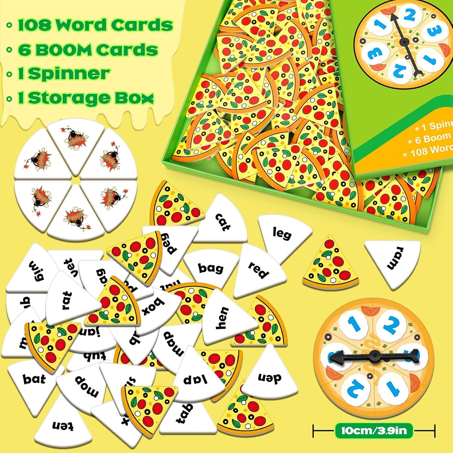 Blends & Digraphs Phonics Games for Kids, Learn to Read Phonics Flash Cards, Sight Words Word Games Spelling Reading Games, Speech Therapy Toys Kindergarten Preschool Learning Activities