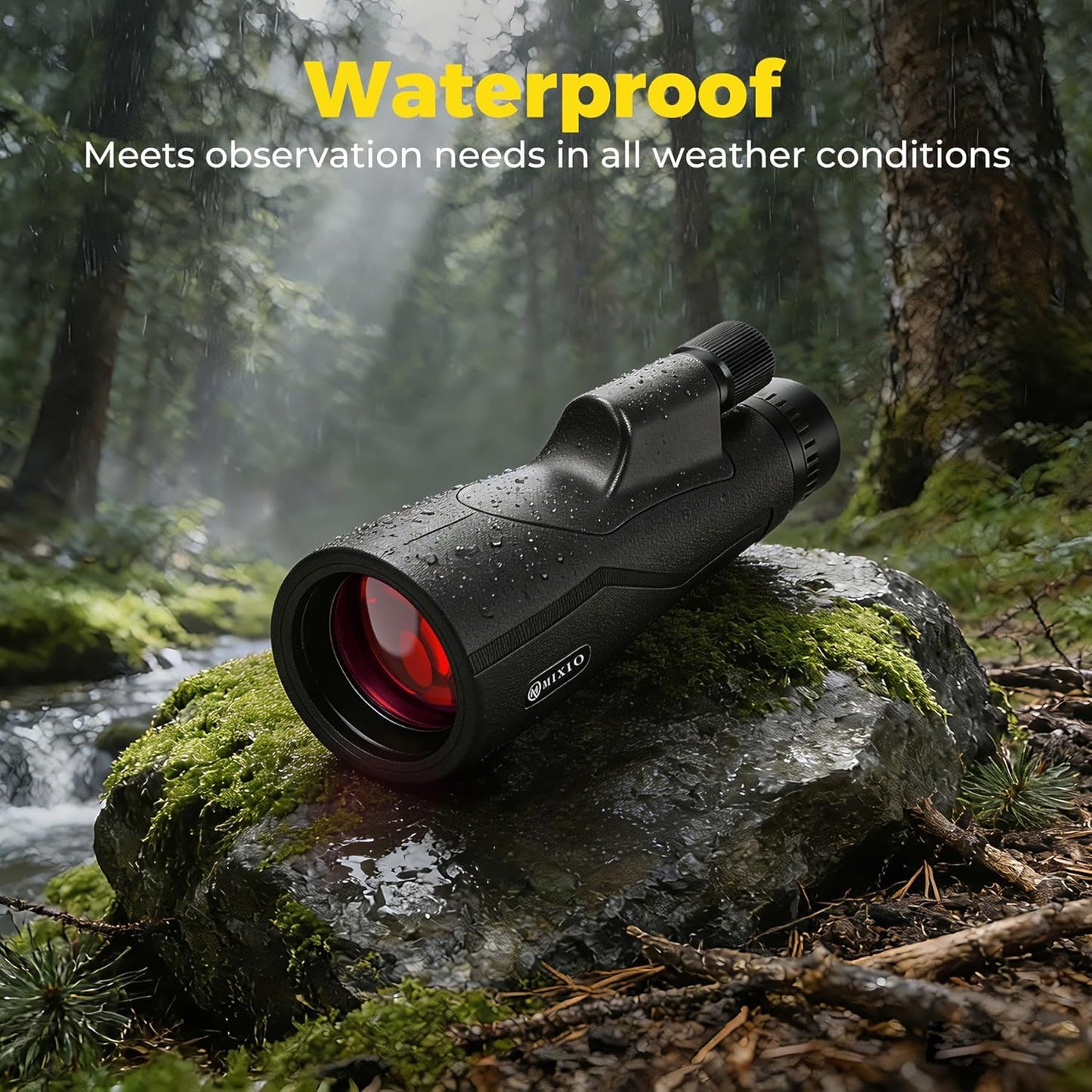 15x56 Monocular Telescope High Power Monoculars High Definition for Adults Kids with Smartphone Adapter&Tripod with BAK-4 Prism Stargazing Hunting, Wildlife Bird Watching, Travel Camping, Hiking