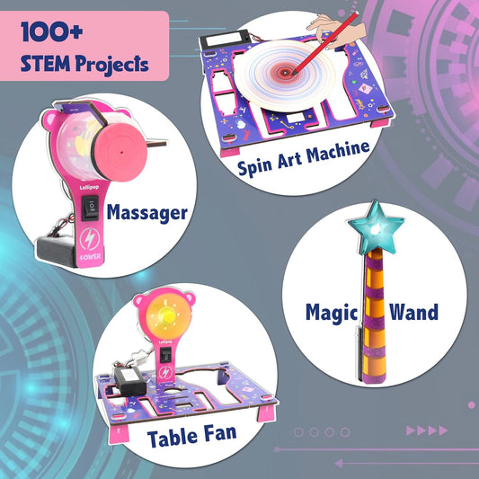 Butterfly EduFields 30in1 STEM Kits for Kids Age 8-10-12 | STEM Toys for Ages 8-13 | Electricity & Magnetism | Science Project Kit for Boys & Girls Aged 8-10-12-14 | Best Educational Birthday Gift