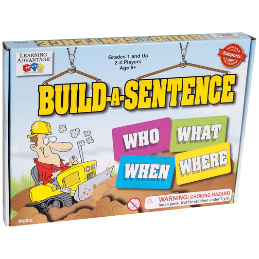 LEARNING ADVANTAGE Build-A-Sentence | Learning Games for Kids | Building and Literacy Game for Kids