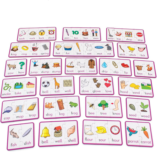 Junior Learning JL656 Rhyming Puzzles, Multi