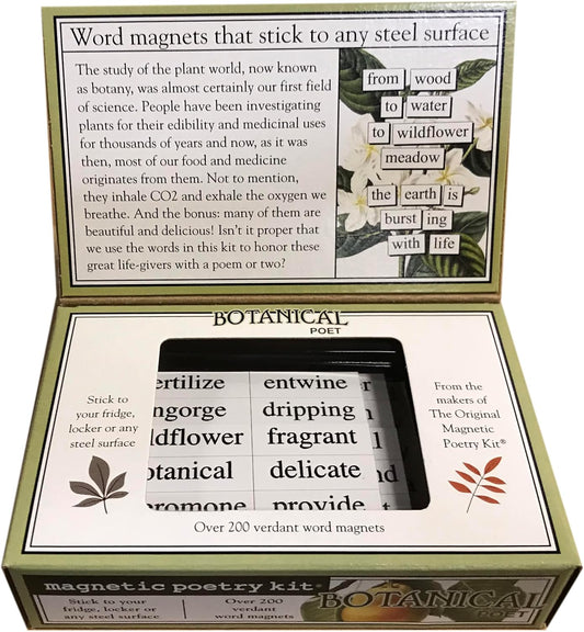 Magnetic Poetry Mushroom Poet Word Magnet Kit