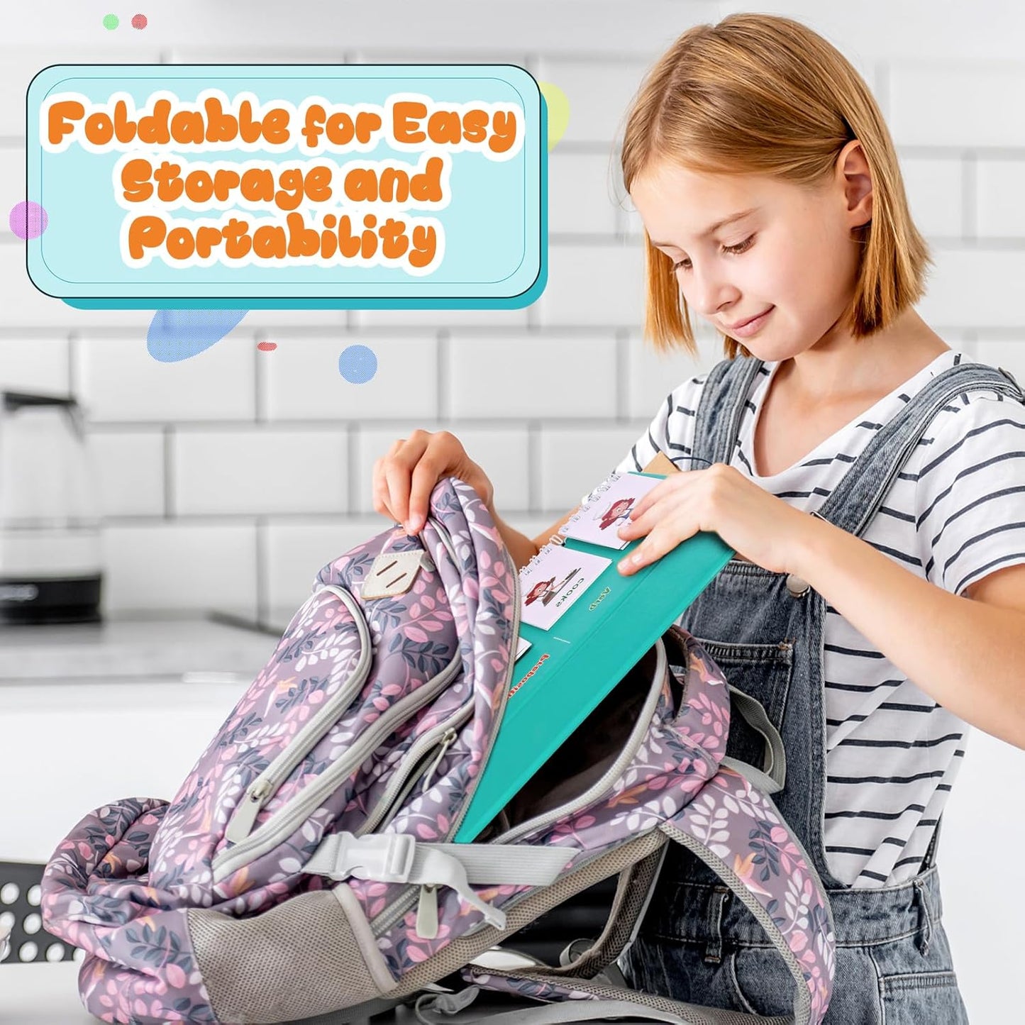 Sentence Building for Kids-Speech Therapy Materials, Kindergarten School Supplies, Preschool 1st 2nd Grade Classroom Must Haves for Homeschool Supplies, Special Education Toys and Games for Toddlers
