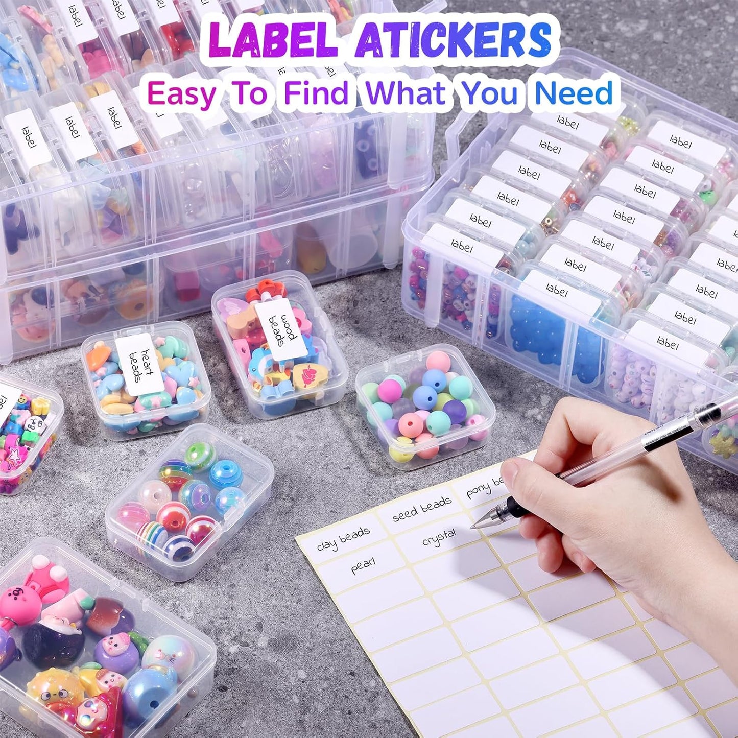 Funtopia Pop Beads and Craft Organizers and Storage