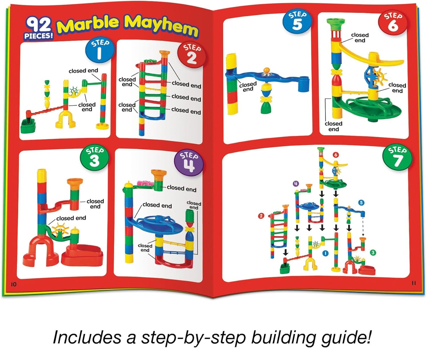 Lakeshore Super-Fun Marble Run - 116-Piece Set