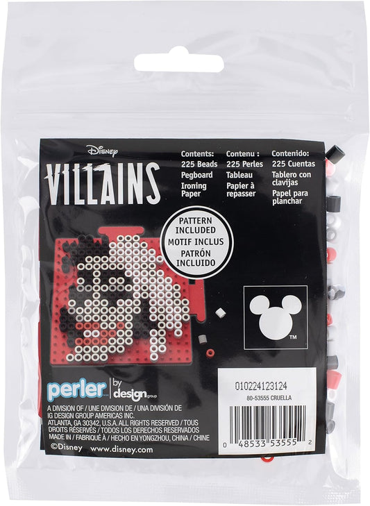 Perler Disney Villain Kid's Craft Bucket, Pattern Sizes Vary, Multicolor 8505