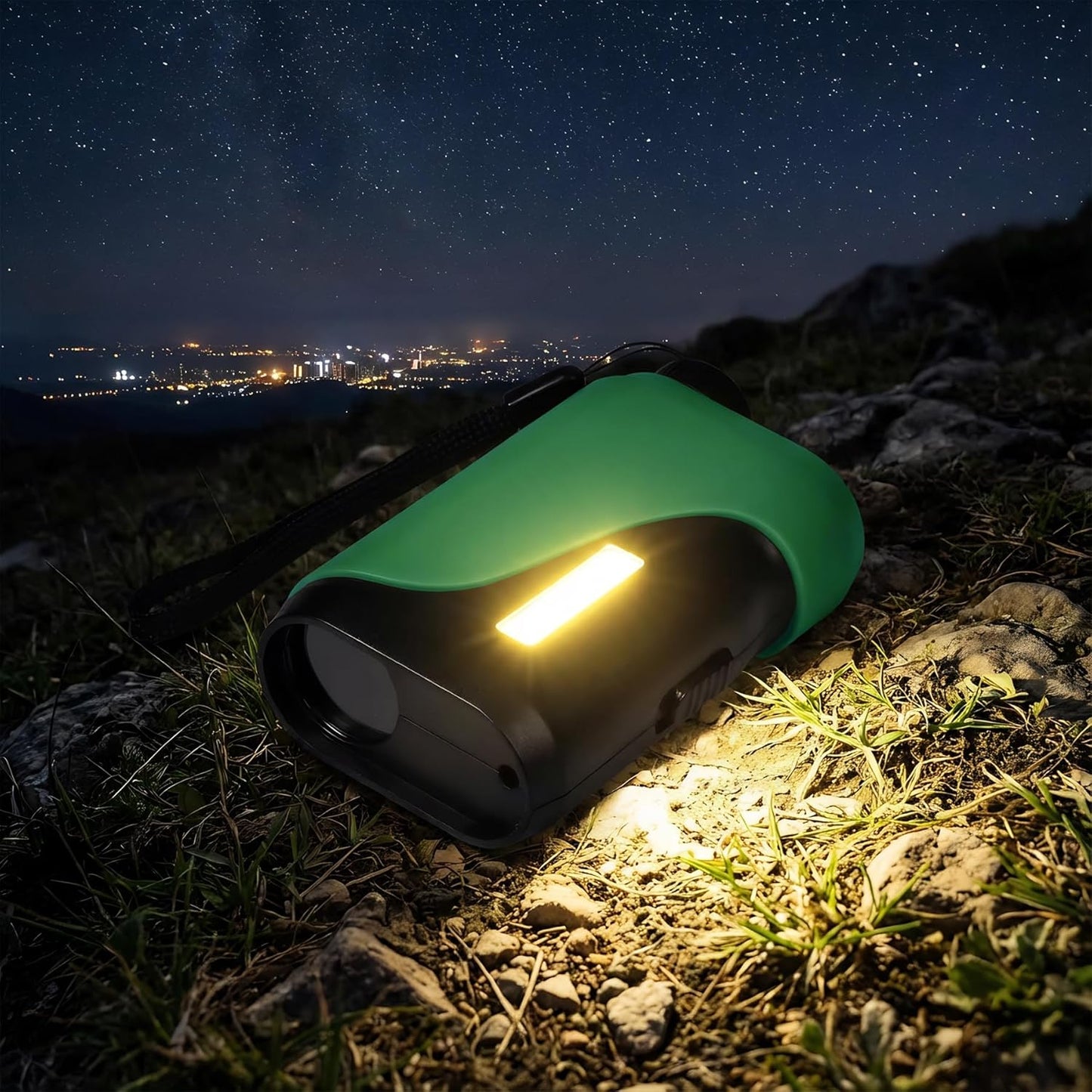 Jetfree Kids Adventure Compact Monocular-Multi-Functional with Compass, LED Signal Light, Telescope Infrared Rays|Small Easy to Carry for Bird Watching,Camping,Hiking,Hunting,Sports Games Concerts