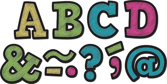 Teacher Created Resources Chalkboard Brights 2" Bold Block Magnetic Letters (TCR77190)