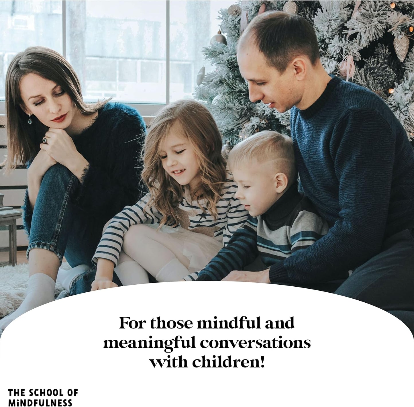 The School of Mindfulness- Mindfulness Game for Kids: Mindful Talk Cards for Children and Parents- for Authentic and Meaningful Conversations…
