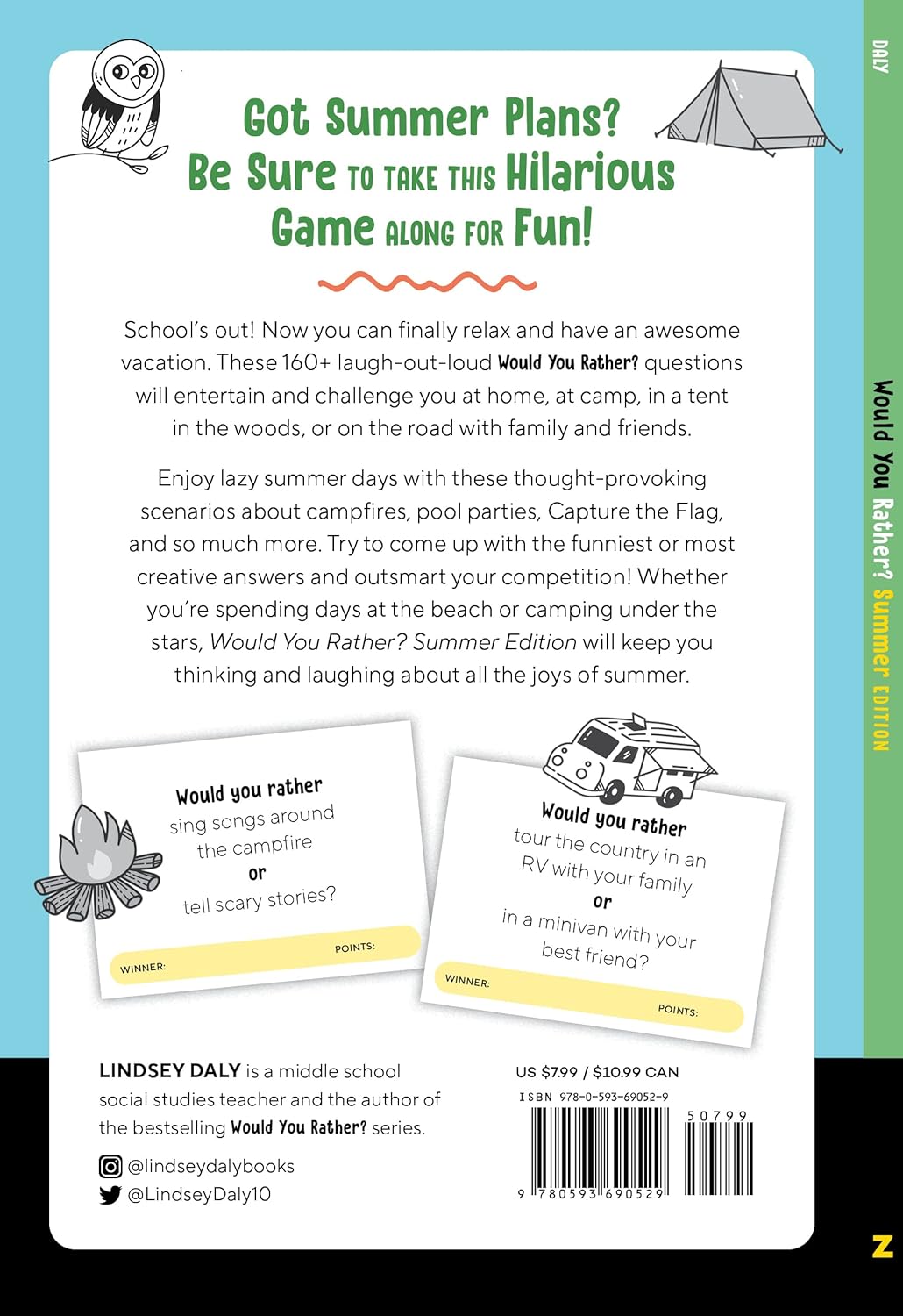 Would You Rather? Summer Edition: Laugh-Out-Loud Game for Camping, Road Trips, and Vacation Travel