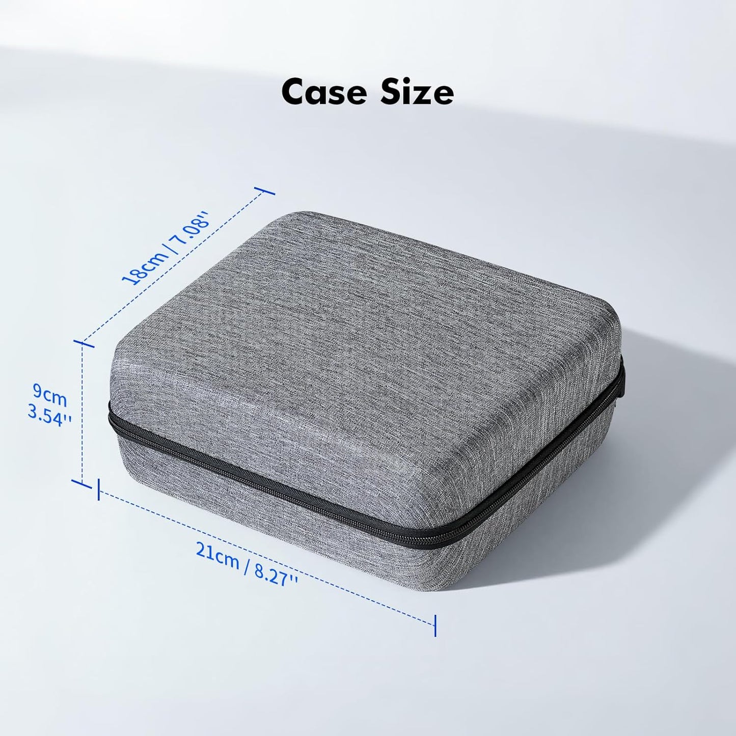 DM9 Digital Microscope Carrying Case - EVA Hard Storage Box Endoscope Case Travel Case Compatible with 4.3''/5''/7'' Digital Microscopes & Borescopes