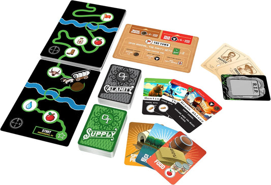 Goliath The Oregon Trail: Ultimate Trek Card Game | Based on The Classic Computer Game | New Maps and Characters | 2-6 Players, Ages 12+