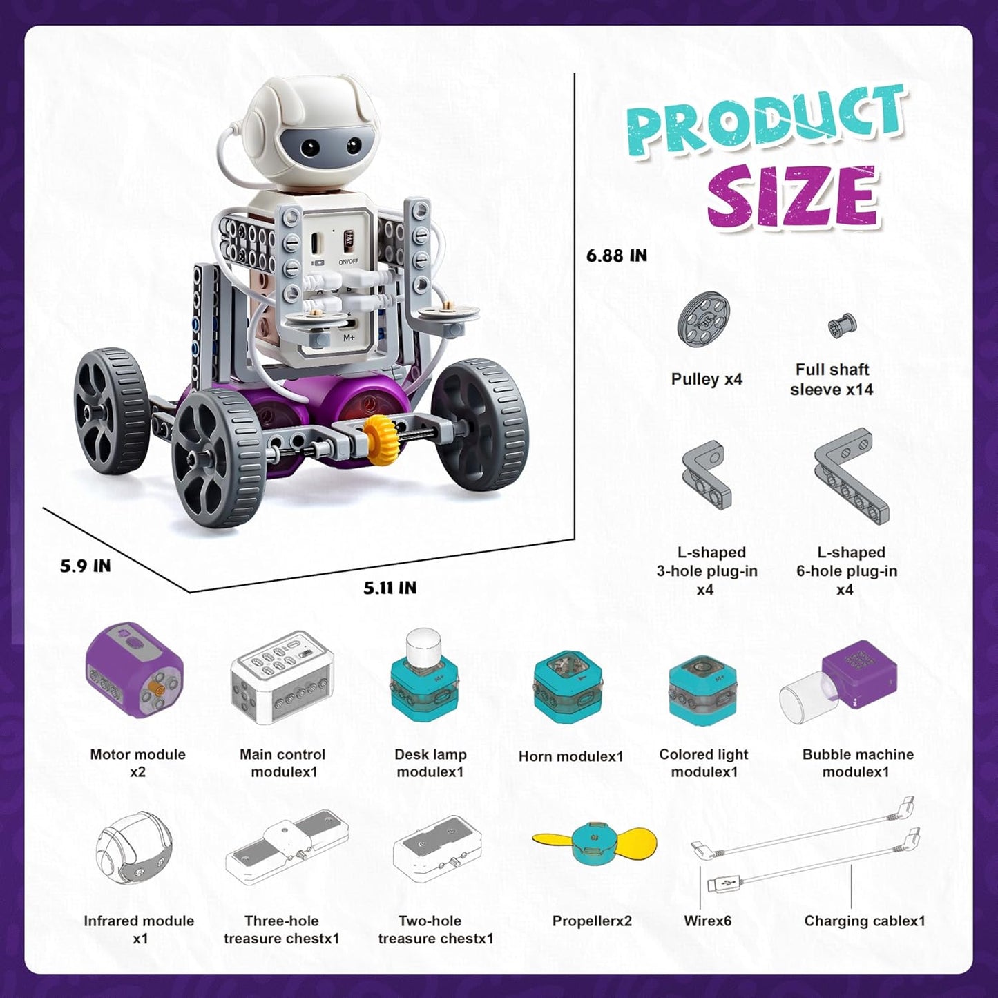 24-IN-1 STEM Circuit Science Experiments Robotics Kits Toys for Kids Ages 8-12 9-12, 10 11 12 Year Old Boys Gifts Toys, STEM Kit Toy for 10 11 12 Year Old Boys Gift, Gifts for Teen Boys Girls