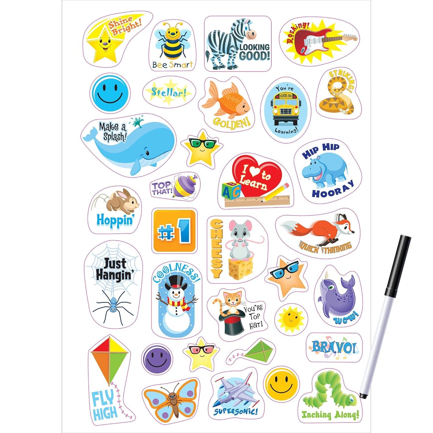 School Zone Preschool Write & Reuse™ Workbook: 52 Wipe-Clean Pages, Spiral-Bound, Letters, Numbers, Early Math, Tracing & Writing, Ages 3–5, Includes Dry-Erase Marker