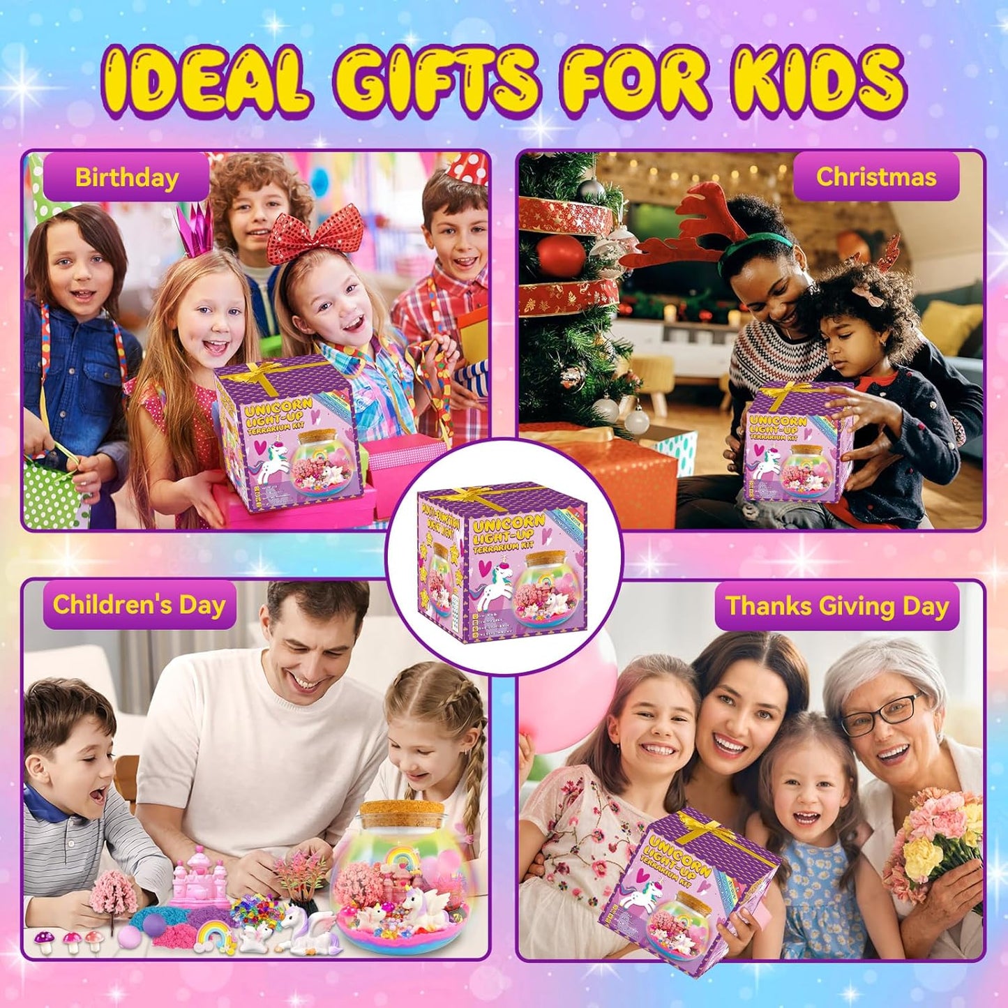 Dinosaur Activities Toys-Dinosaur Terrarium Craft Kits for Boys-Birthday Gifts for Kids Age 4 5 6 7 8 Years Old
