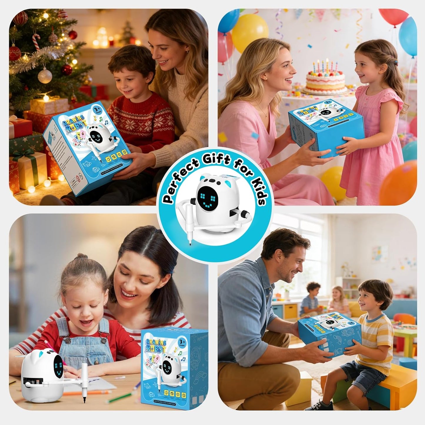 Drawing Robot for Kids, Educational Learning Drawing Toy Doodle Bot, 3 4 5 6 7 8 Year Old Boys Girls Birthday Gift, Kids Toys for Ages 5-7