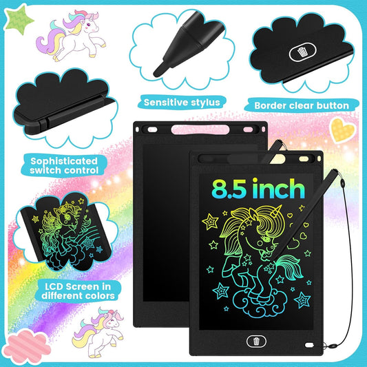 Tinlade 12 Pack LCD Writing Tablets for Kids Party Favors Games, 8.5 Inch Educational Learning Bulk Toys Gifts Erasable Doodle Boards Portable Electronic Drawing Pads for Toddlers 4-8 School Birthday