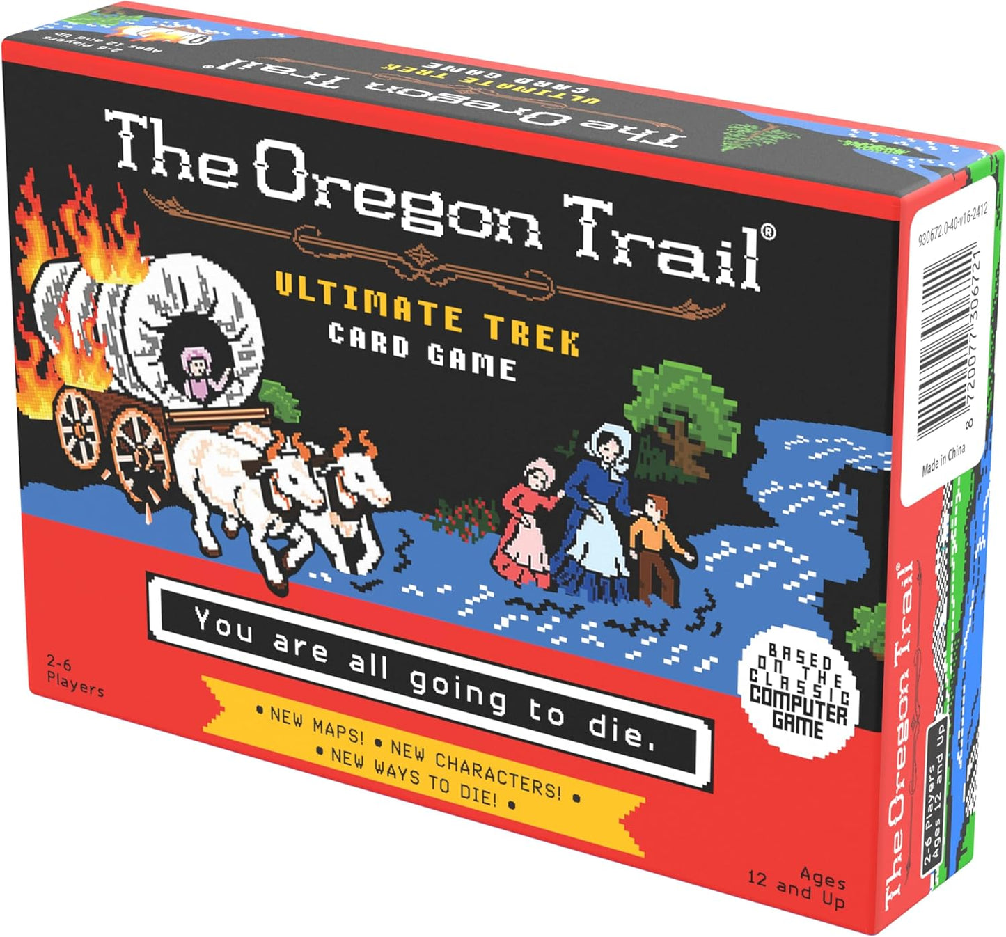 Goliath The Oregon Trail: Ultimate Trek Card Game | Based on The Classic Computer Game | New Maps and Characters | 2-6 Players, Ages 12+