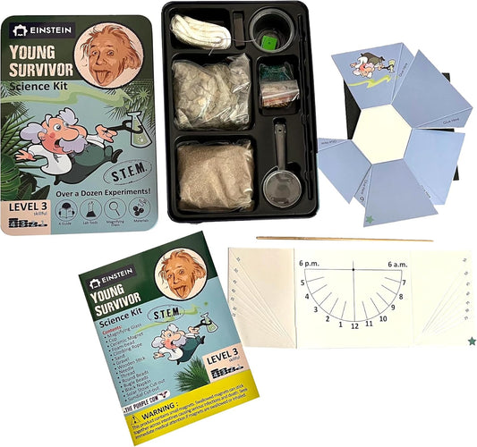 Einstein’s Optical Illusion LAB Science Kit for Kids. STEM for Boys & Girls Aged 8 and Above. 14 Exciting Experiments Inside/Detailed Picture Guide Included. Award Winning Kit