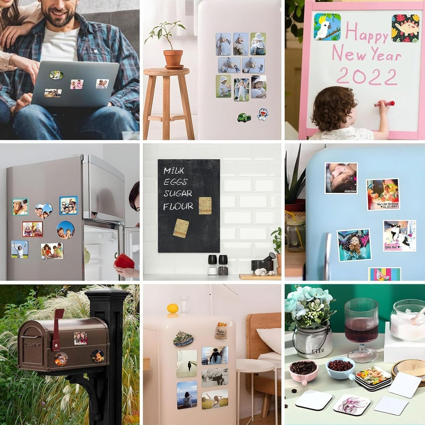 Treasure Maze Prints Soft Magnetic Refrigerator Magnets, Non Slip, Stylish Decoration, Suitable for Storage Cabinets and Message Boards.