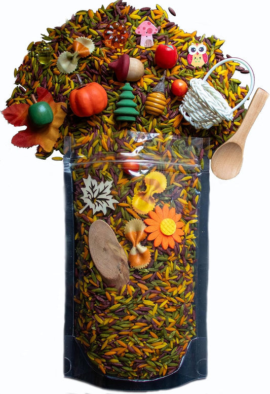 Open Ended Toys | Sensory Bin For Kids, Fall Sensory Bin, Autumn Sensory Play, Sensory Kit, Preschool Sensory Toys, Fine Motor Skills Toys, Montessori Toys