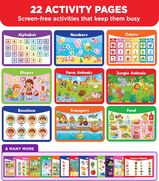 Doctor Jupiter My First Montessori Busy Book for Toddlers 1+ Year Olds | Preschool Learning Activities - Educational Travel Toys | Birthday Gift for Girls Ages 1,2,3