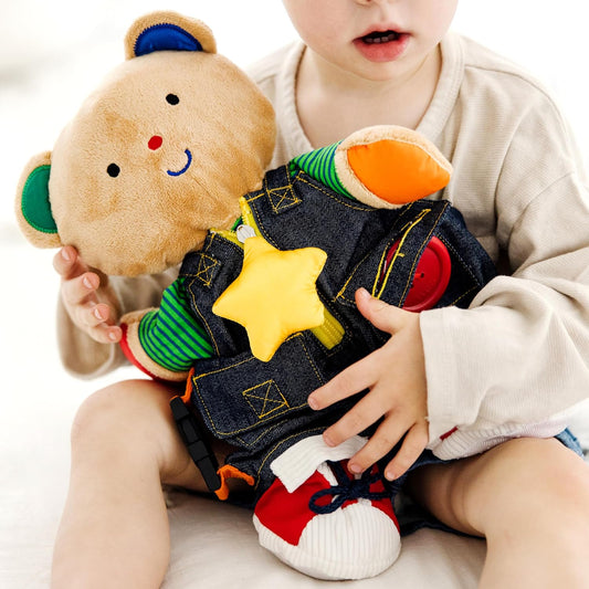 Melissa & Doug K's Kids - Teddy Wear Stuffed Bear Educational Toy