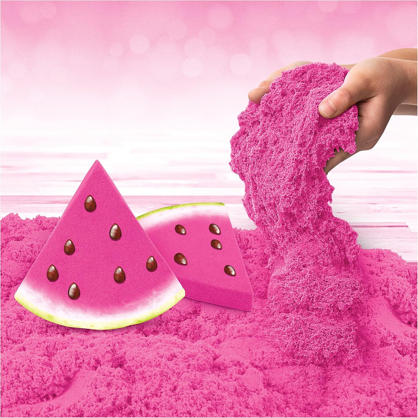 Kinetic Sand Scents, 8oz Pink Watermelon Burst Scented, for Kids Aged 3 and up