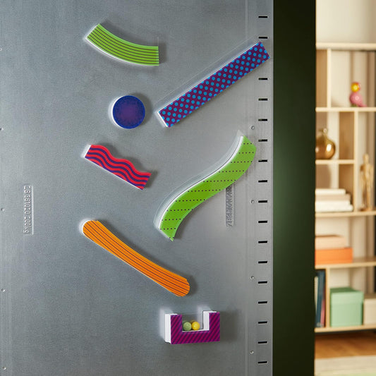 Learning Resources Tumble Trax Magnetic Marble Run - STEM Toys, Marble Runs for Kids 4-8, Marbles for Kids, Gravity Maze, Marbles Game, Ball Maze Toy, STEM Magnetic Track Toy