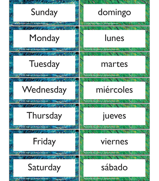 World of Eric Carle | The Very Hungry Caterpillar Learning Cards | English and Spanish, 67ct