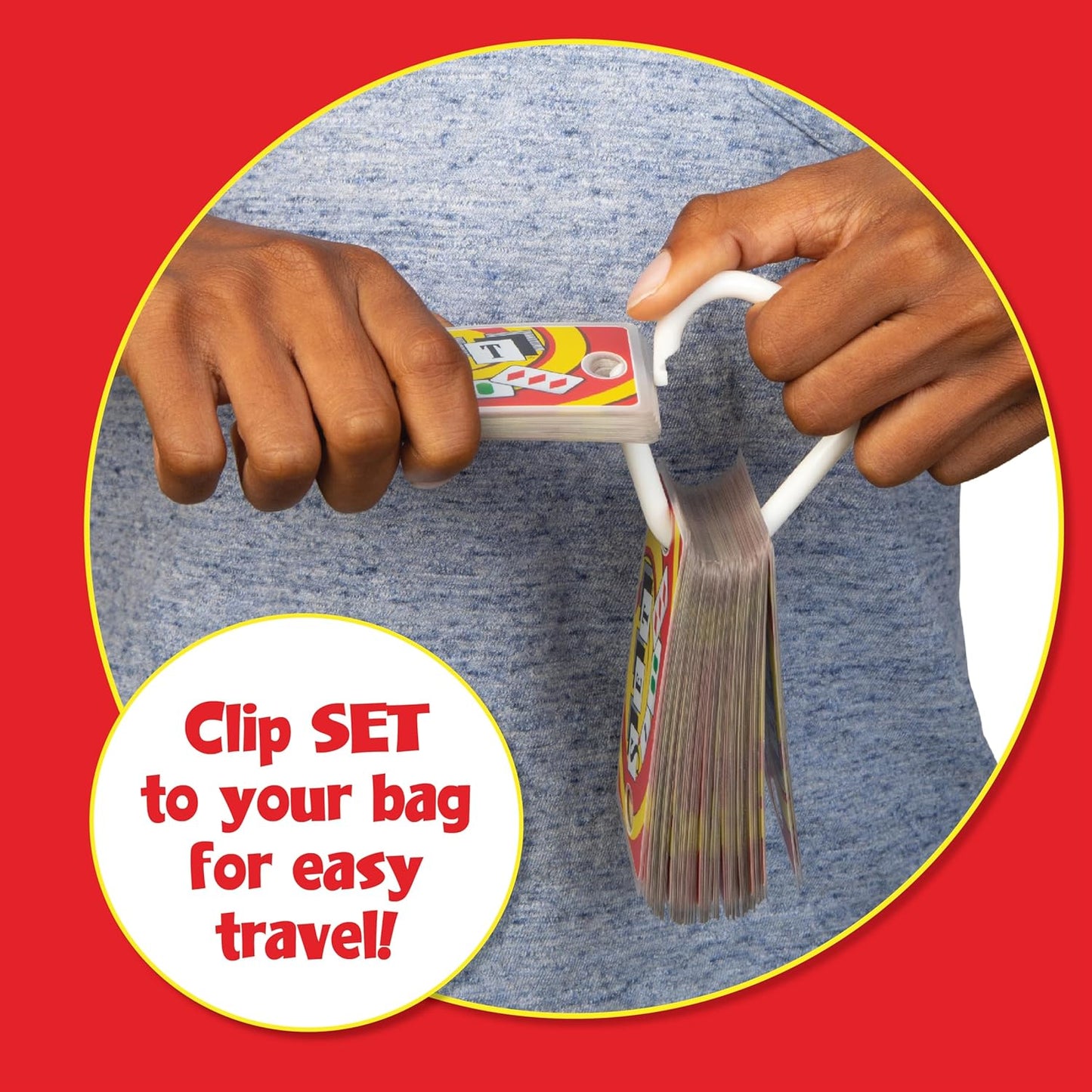 Set Card Games for Kids - Matching Game, Pool, Summer Toys, Pool, Travel Games, Memory, Learning Game, Multi-Player, Ages 6+