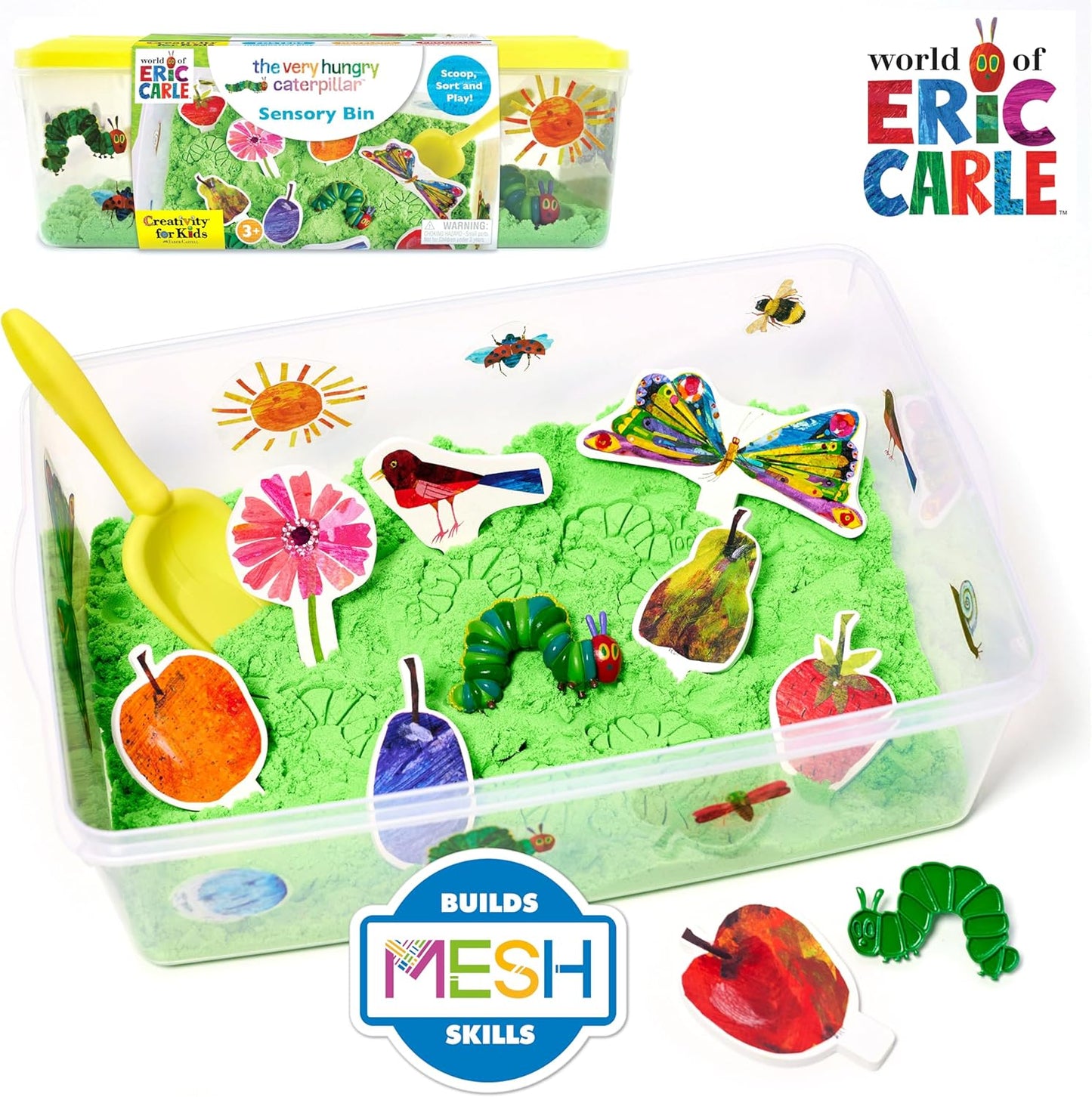 Creativity for Kids Sensory Bin: Dinosaur Dig - Toddler Sensory Toys, Sensory Bin Filler and Toddler Activities for Boys and Girls, Dinosaur Toys for Kids Ages 3-5+