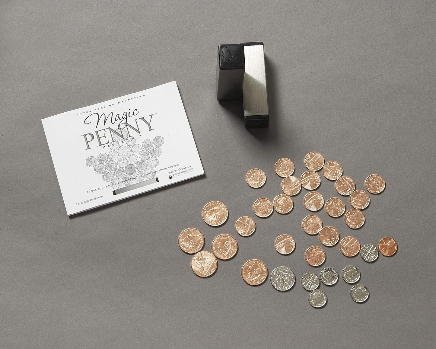 Dowling Magnets Magic Penny Magnet Kit - STEM Toy Gift for Kids 8, 9, 10, 11, 12+ Years Old - Perfect Educational Gift for Boys and Girls - Hours of Unplugged Play