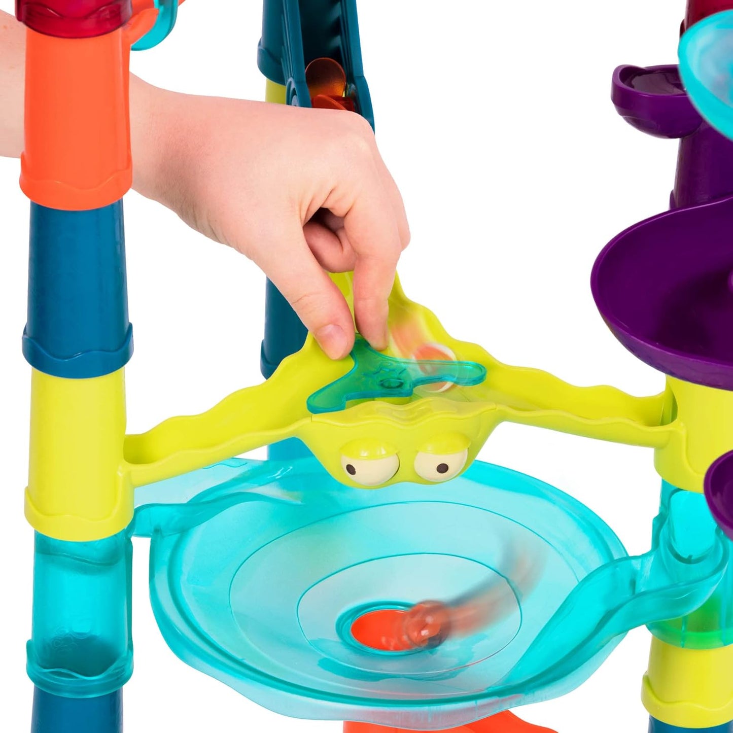 – Marble Run Toy Set – 62-Piece Interactive STEM Toy Featuring Lights, Sounds, and Modular Track Designs – Enhances Creativity, Early Engineering Skills – Ages 3 and Up