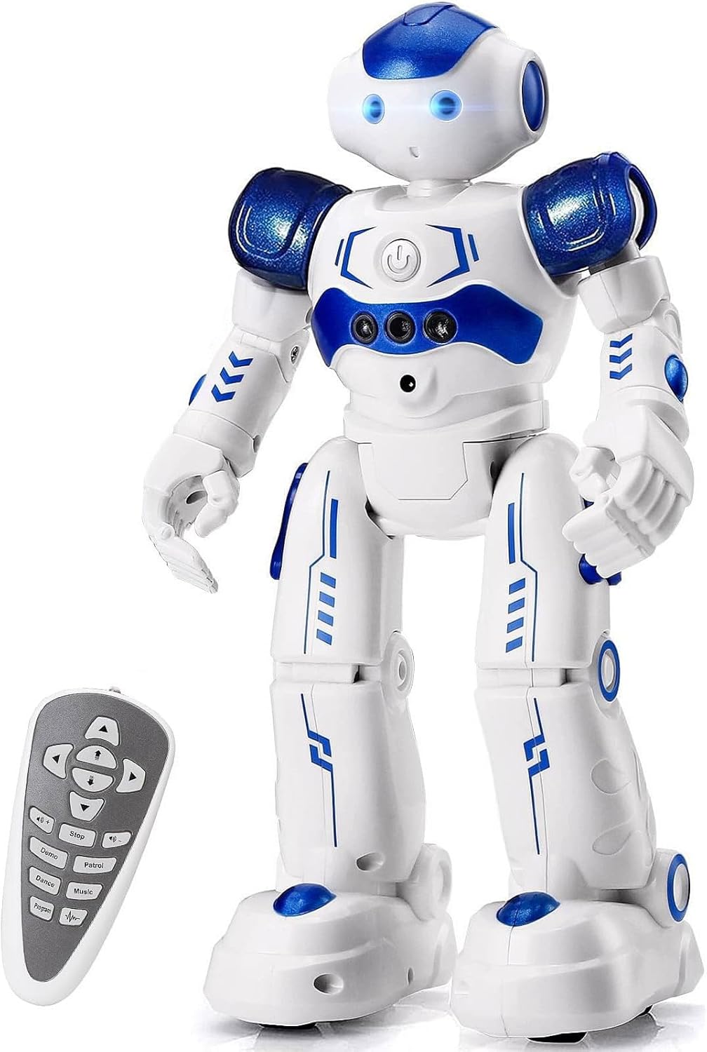 KingsDragon RC Robot Toys for Kids, Gesture & Sensing Programmable Remote Control Smart Robot for Age 3 4 5 6 7 8 Year Old Bo