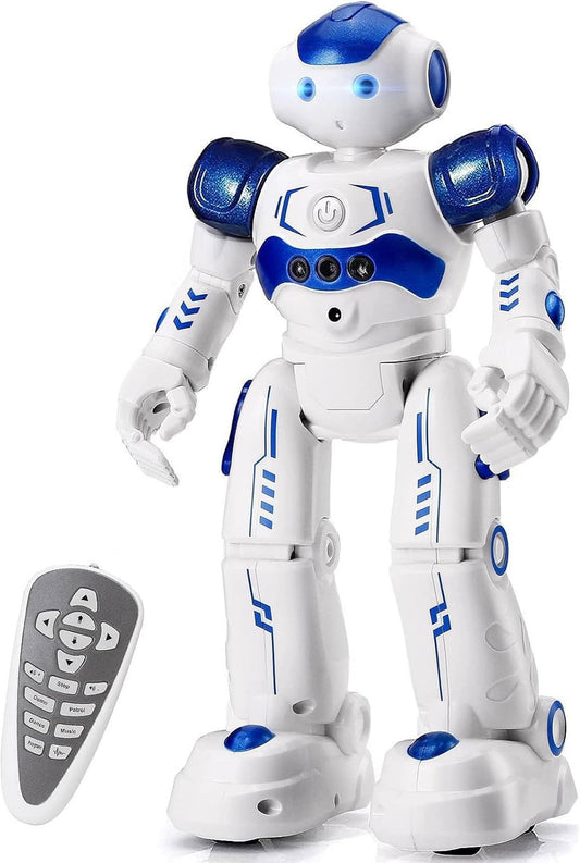 KingsDragon RC Robot Toys for Kids, Gesture & Sensing Programmable Remote Control Smart Robot for Age 3 4 5 6 7 8 Year Old Bo