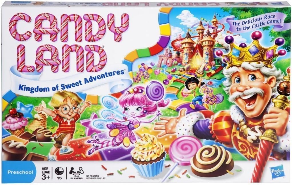 Hasbro Gaming Candy Land Kingdom of Sweet Adventures Board Game for Kids, Easter Gifts for Boys and Girls, Ages 3 & Up (Amazo
