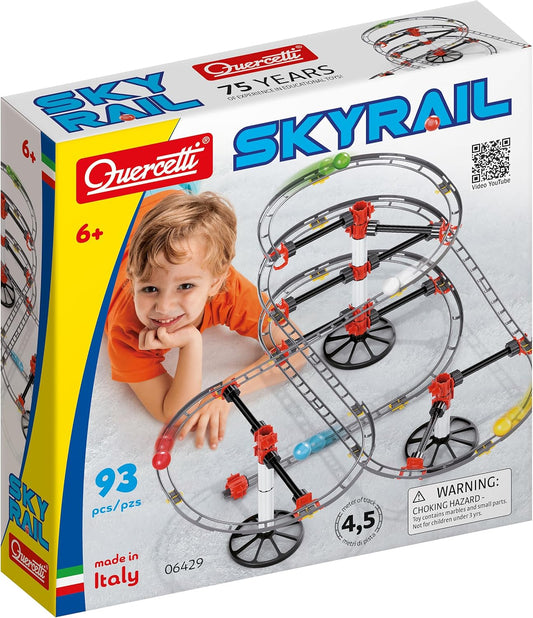 Quercetti 6429 Rollercoaster Starter Set 6429-Rollercoaster, bunt