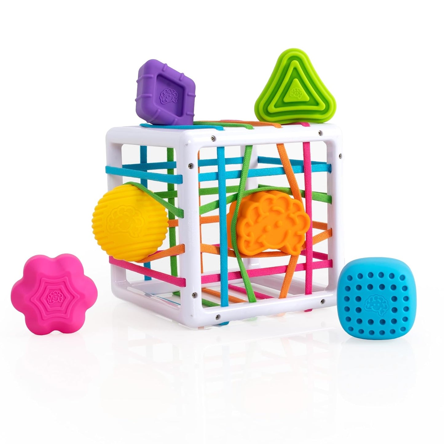 InnyBin Shape Learning Toys, Sensory Toys for Babies and Toddlers, Baby Toys Ages 10 Months+