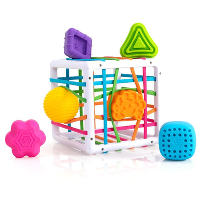 InnyBin Shape Learning Toys, Sensory Toys for Babies and Toddlers, Baby Toys Ages 10 Months+