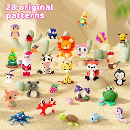Pop Beads 700+ Pcs Arts and Crafts for Kids 4-6 and Polymer Clay for Kids