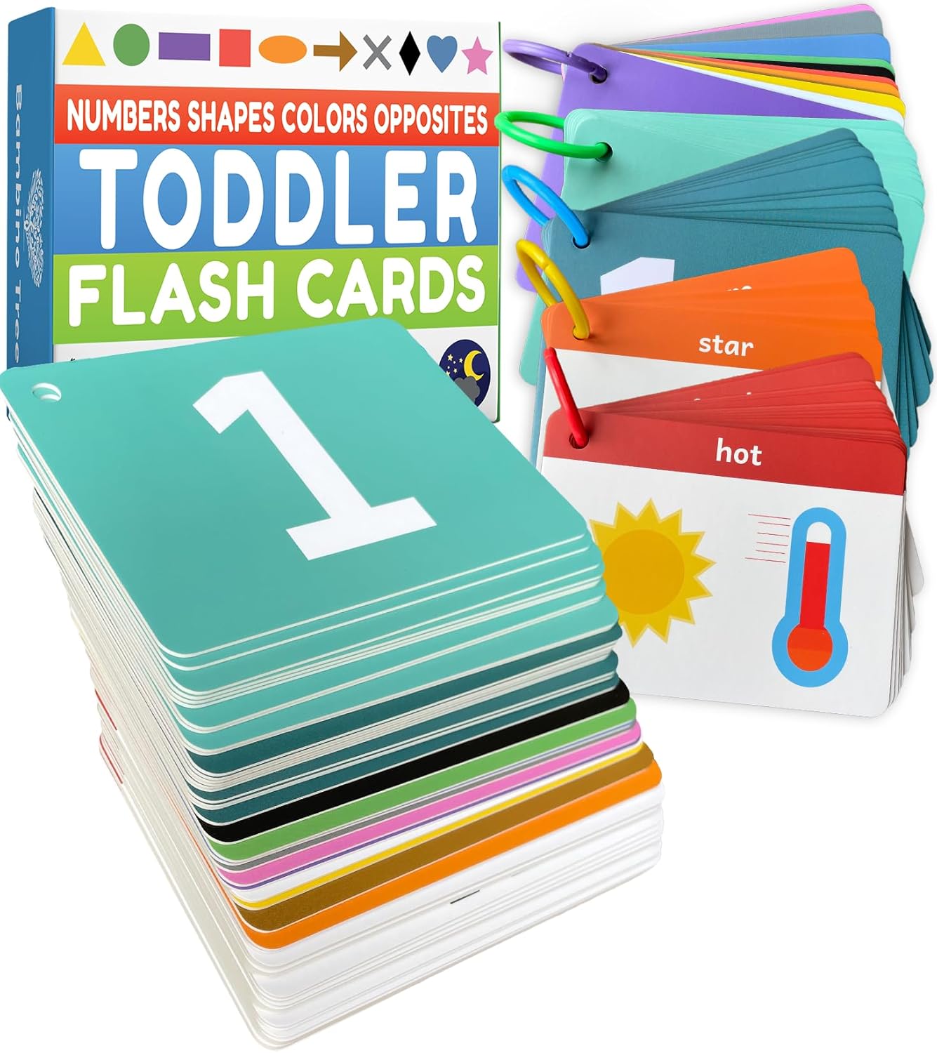 Alphabet Flash Cards - Thick ABC Flash Cards for Kids Ages 3-6 - Lowercase & Uppercase Letter Recognition Learning Game