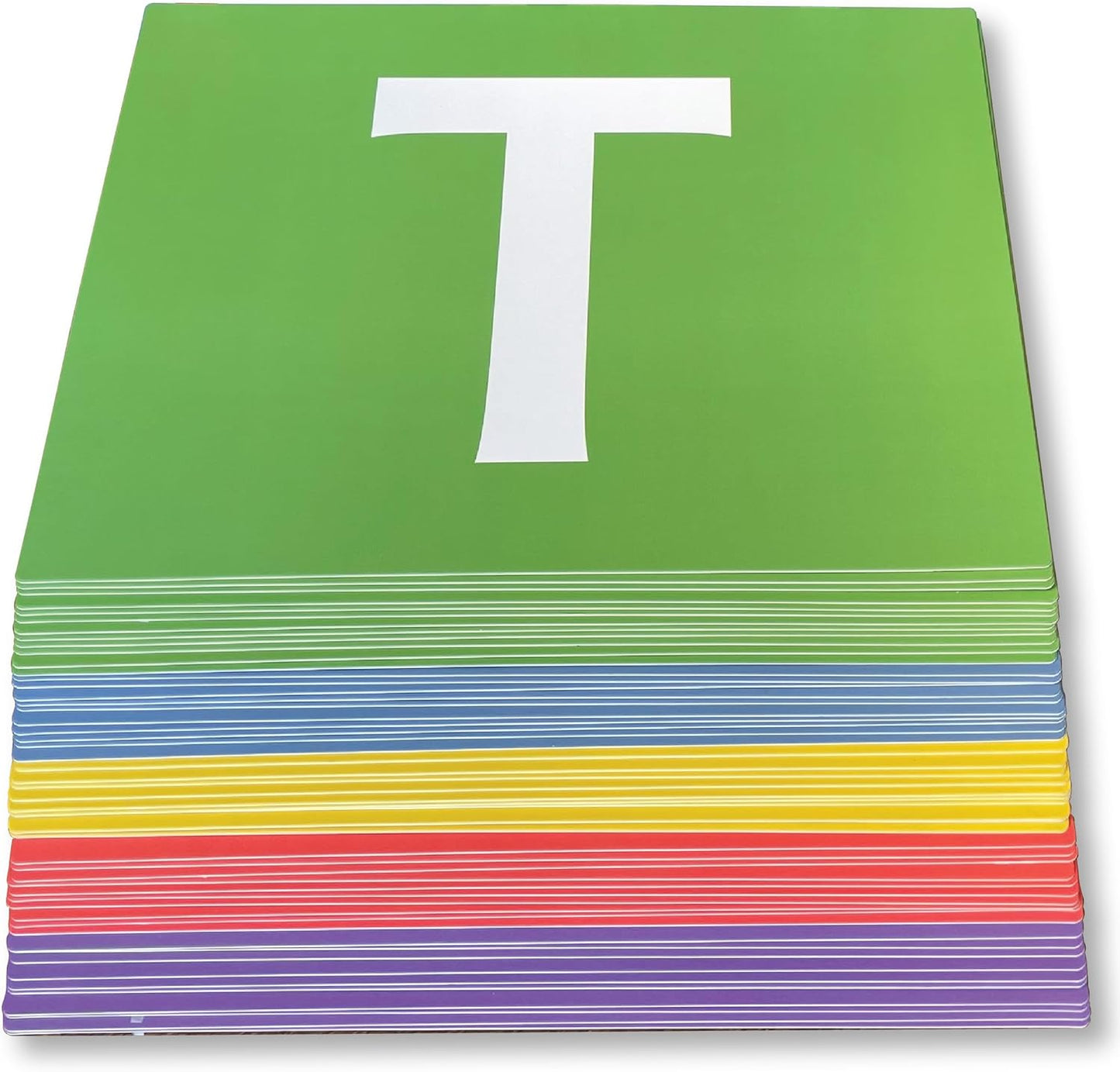 Alphabet Flash Cards - Thick ABC Flash Cards for Kids Ages 3-6 - Lowercase & Uppercase Letter Recognition Learning Game