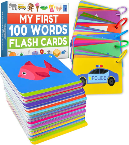 Alphabet Flash Cards - Thick ABC Flash Cards for Kids Ages 3-6 - Lowercase & Uppercase Letter Recognition Learning Game
