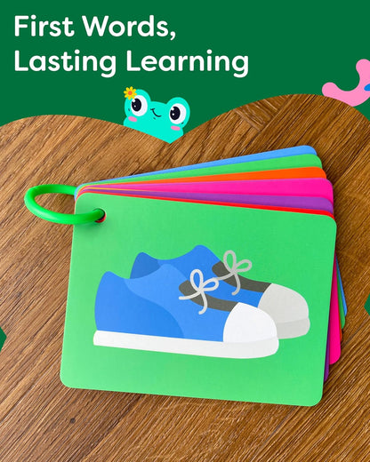 Alphabet Flash Cards - Thick ABC Flash Cards for Kids Ages 3-6 - Lowercase & Uppercase Letter Recognition Learning Game