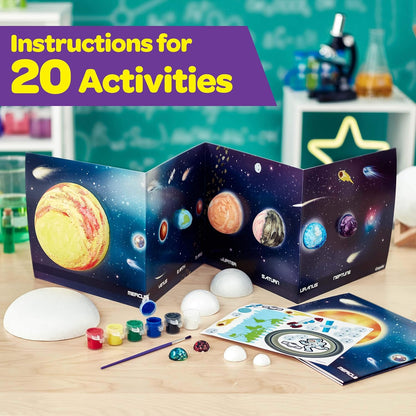 Solar System Science Kit, Educational Toy, Gift for Kids, Ages 7, 8, 9, 10
