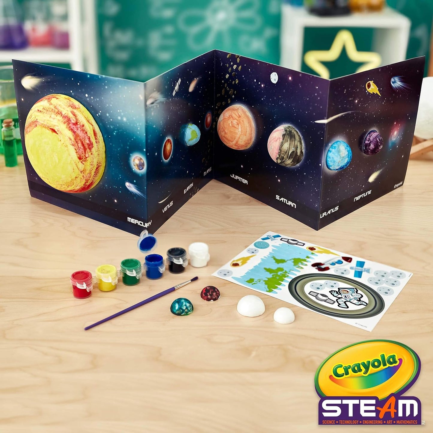 Solar System Science Kit, Educational Toy, Gift for Kids, Ages 7, 8, 9, 10