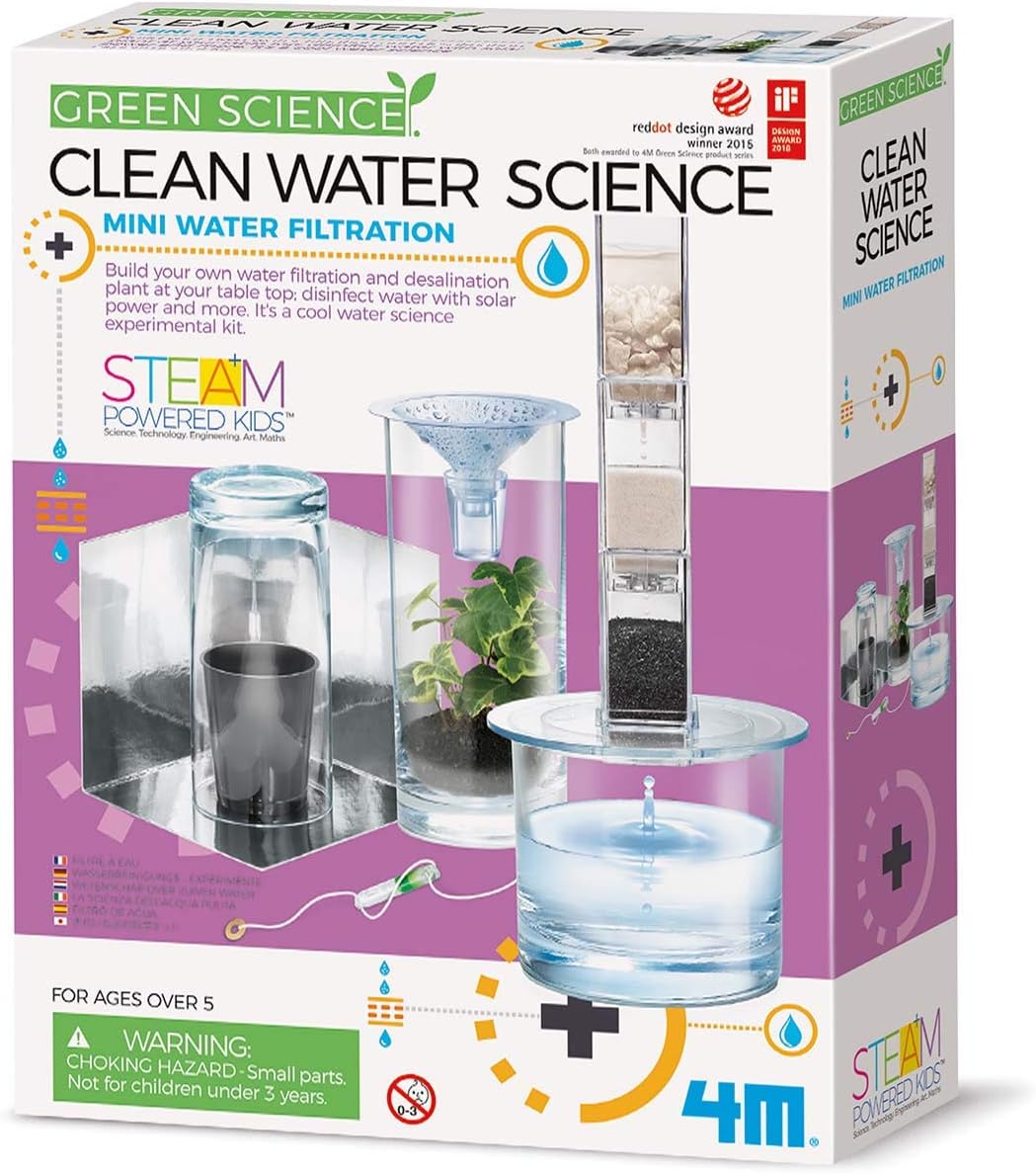 Clean Water Science - Climate Change, Global Warming, Lab - STEM Toys Educational Gift for Kids & Teens, Girls & Boys