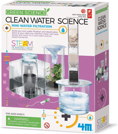 Clean Water Science - Climate Change, Global Warming, Lab - STEM Toys Educational Gift for Kids & Teens, Girls & Boys